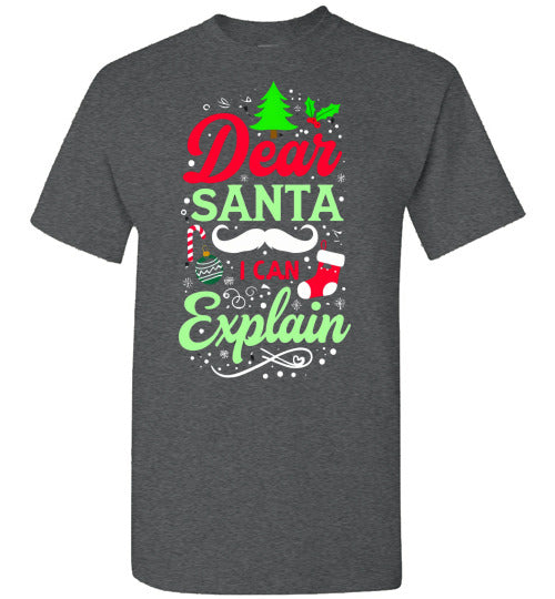 Dear Santa I Can Explain Tee Shirt Top T-Shirt