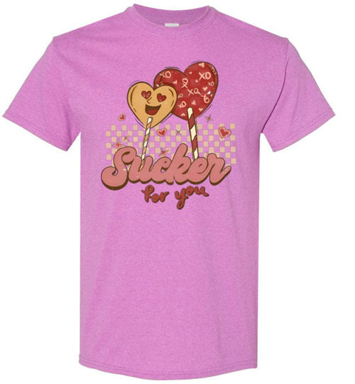 Sucker For You Valentine's Heart Shirt Top