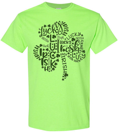 Lucky Irish Clover St Patrick's Day Tee Shirt Top T-Shirt