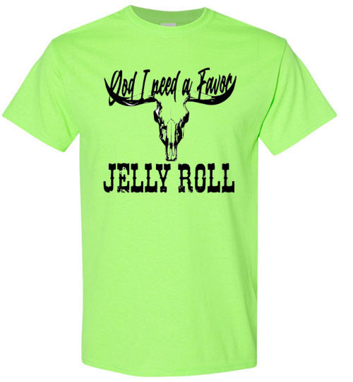 Jelly Roll God I Need A Favor Country Music Graphic Tee Shirt Top