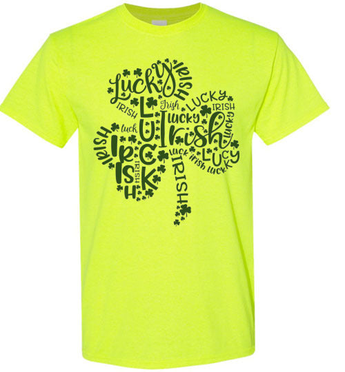 Lucky Irish Clover St Patrick's Day Tee Shirt Top T-Shirt