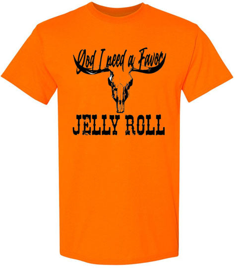 Jelly Roll God I Need A Favor Country Music Graphic Tee Shirt Top