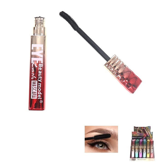 6 Pack of 4" Black Mascara Makeup in Fancy Look Tubes Wholesale Lot