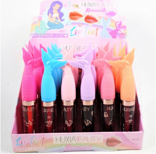 6 Pack 4" Scented Lip Gloss Mermaid Theme Wholesale Lot