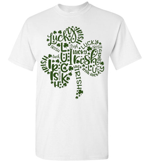 Lucky Irish Clover St Patrick's Day Tee Shirt Top T-Shirt