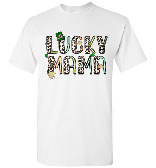 Lucky Mama St Patrick's Day Irish Tee Shirt Top T-Shirt