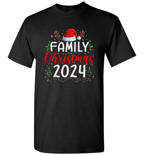 Family Christmas 2024 Tee Shirt Top T-Shirt Pajamas