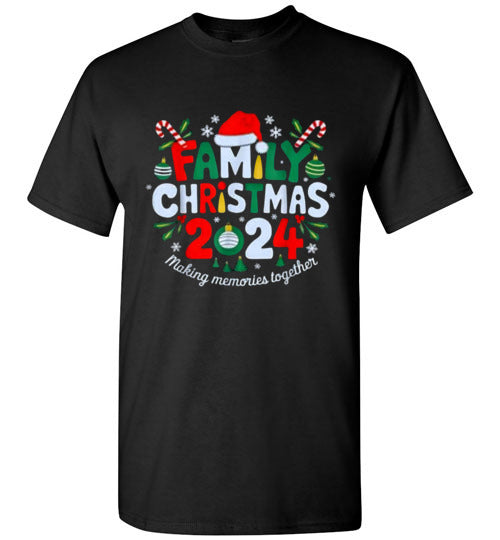 Family CHristmas 2024 Tee Shirt Top T-Shirt Pajamas