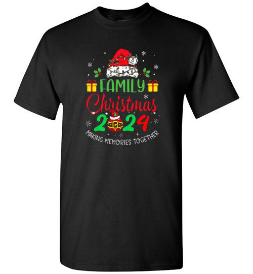 Chrstmas Family 2024 Tee Shirt Top T-Shit Pajamas
