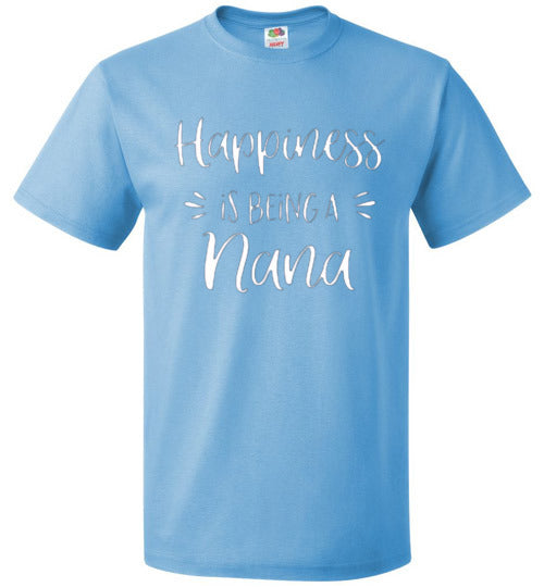 Happiness Is Being A Nana Tee Shirt Top Shirt T-Shirt