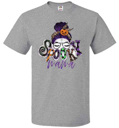 Spooky Mama Halloween Tee Shirt Top T-Shirt