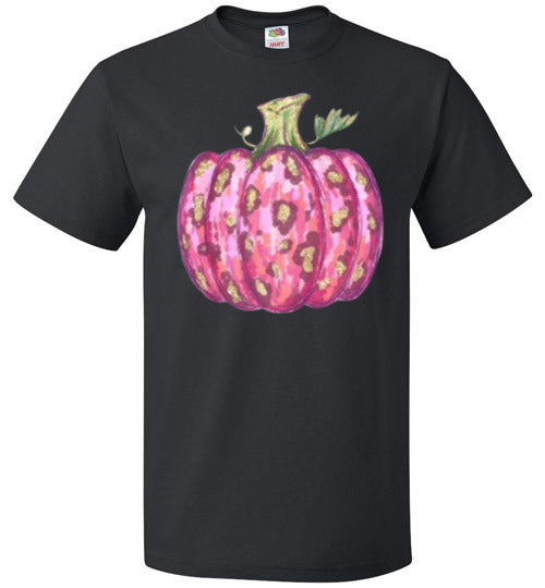 Pink Pumpkin Fall Tee Shirt Top T-Shirt