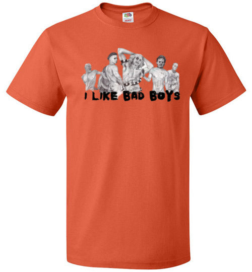 I Like Bad Boys Halloween Horror Tee Shirt Top T-Shirt