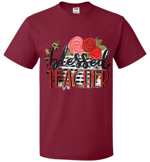 Blessed Teacher Tee Shirt Top T-Shirt