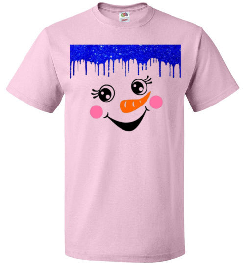 Snowman Winter Tee Shirt Top T-Shirt