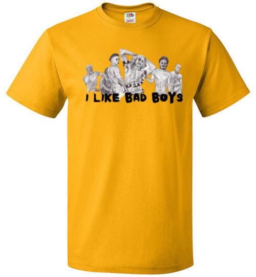 I Like Bad Boys Halloween Horror Tee Shirt Top T-Shirt