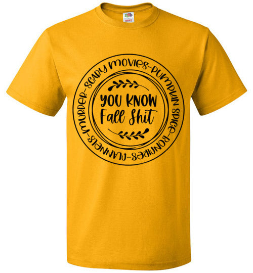 Funny Fall Shirt Graphic Tee Shirt Top T-Shirt