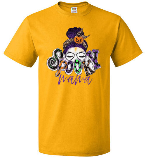 Spooky Mama Halloween Tee Shirt Top T-Shirt