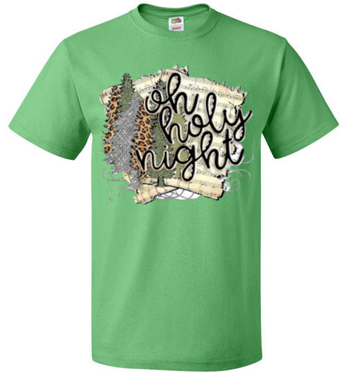 Oh Holy Night Christmas Hymn Tee Shirt Top T-Shirt