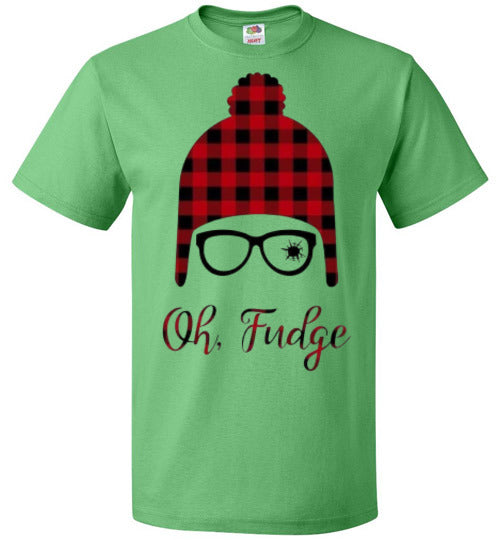 Oh Fudge Christmas Movie Holiday Tee Shirt Top T-Shirt