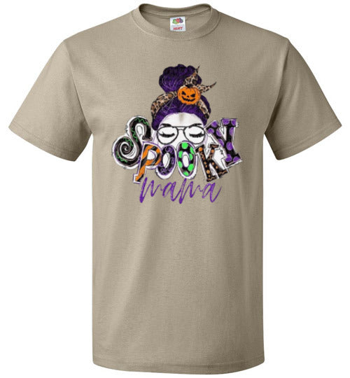 Spooky Mama Halloween Tee Shirt Top T-Shirt