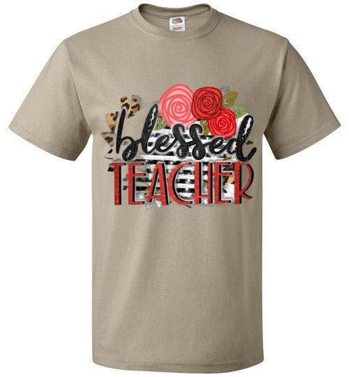 Blessed Teacher Tee Shirt Top T-Shirt