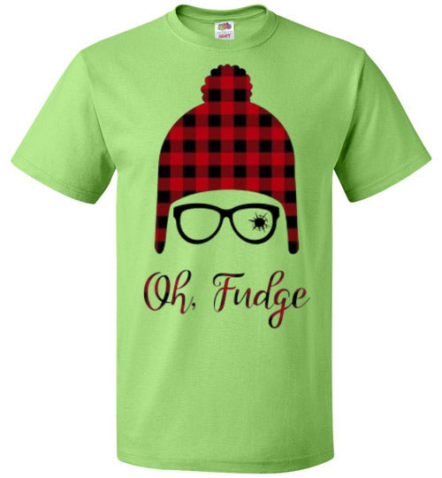 Oh Fudge Christmas Movie Holiday Tee Shirt Top T-Shirt