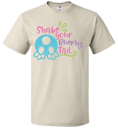 Shake Your Bunny Tail Easter Graphic Shirt Top