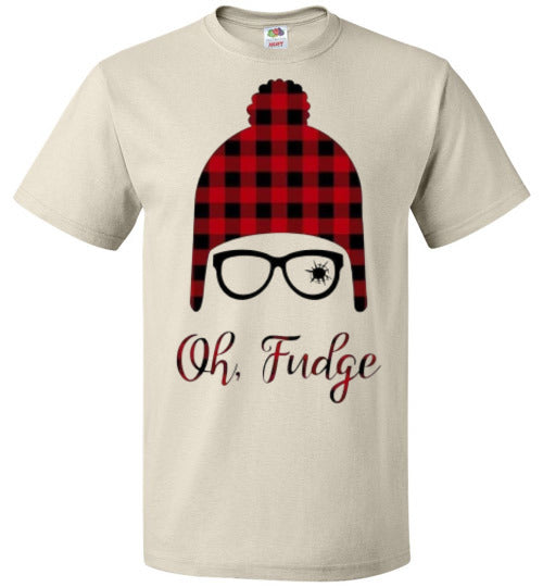 Oh Fudge Christmas Movie Holiday Tee Shirt Top T-Shirt
