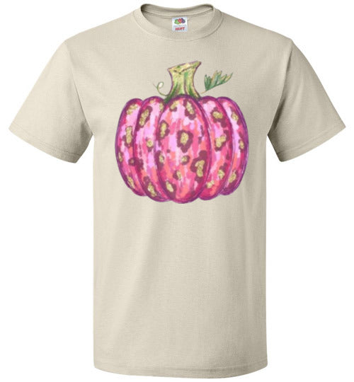 Pink Pumpkin Fall Tee Shirt Top T-Shirt