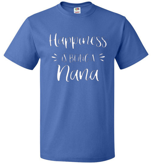 Happiness Is Being A Nana Tee Shirt Top Shirt T-Shirt