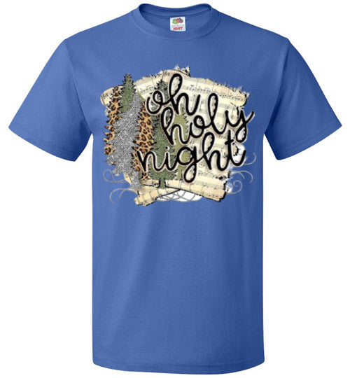 Oh Holy Night Christmas Hymn Tee Shirt Top T-Shirt