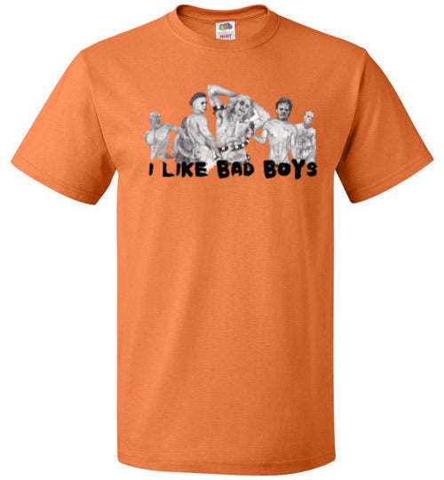 I Like Bad Boys Halloween Horror Tee Shirt Top T-Shirt