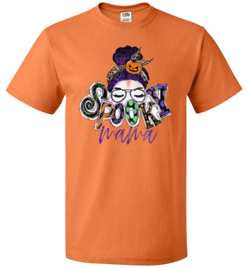 Spooky Mama Halloween Tee Shirt Top T-Shirt