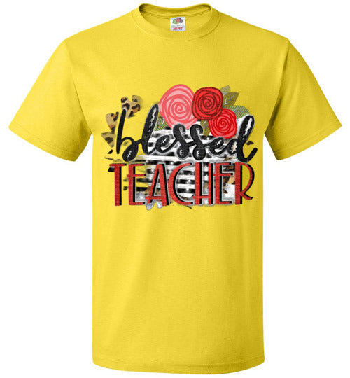 Blessed Teacher Tee Shirt Top T-Shirt