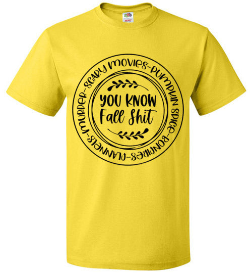 Funny Fall Shirt Graphic Tee Shirt Top T-Shirt