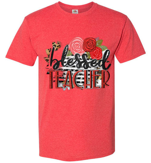 Blessed Teacher Tee Shirt Top T-Shirt