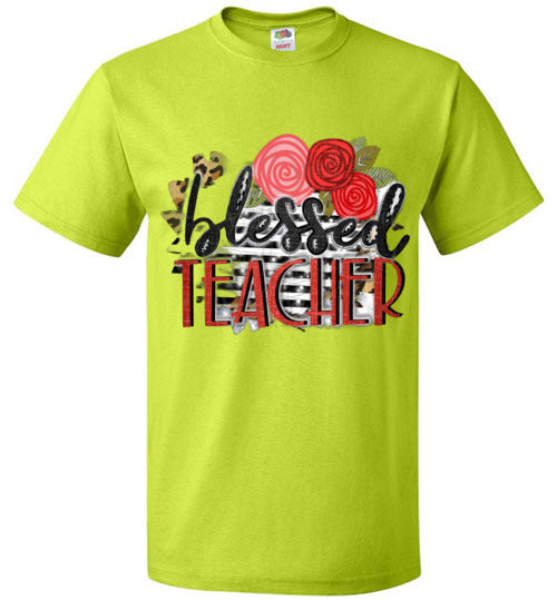 Blessed Teacher Tee Shirt Top T-Shirt