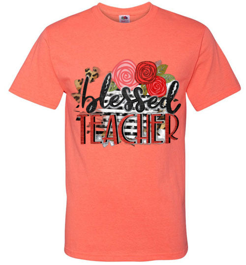 Blessed Teacher Tee Shirt Top T-Shirt