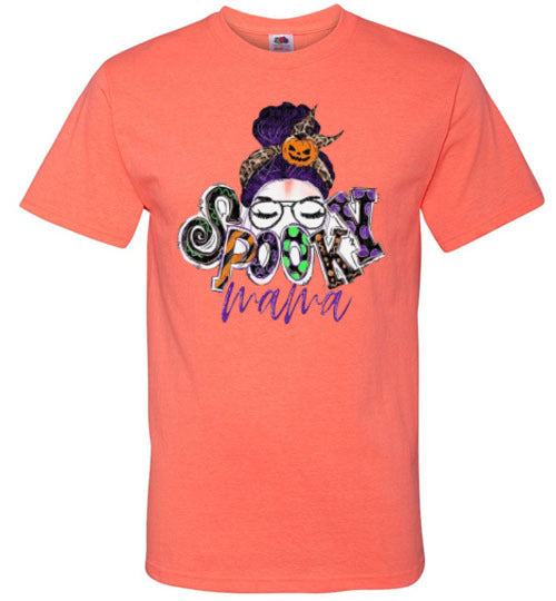 Spooky Mama Halloween Tee Shirt Top T-Shirt