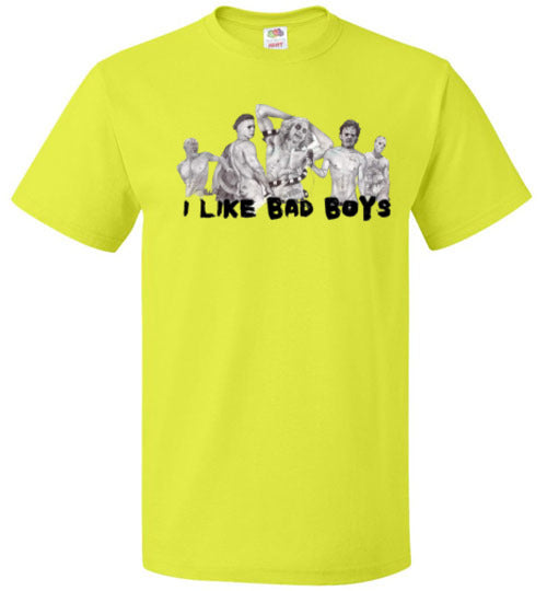 I Like Bad Boys Halloween Horror Tee Shirt Top T-Shirt