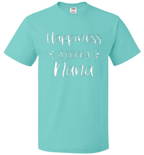 Happiness Is Being A Nana Tee Shirt Top Shirt T-Shirt