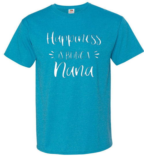 Happiness Is Being A Nana Tee Shirt Top Shirt T-Shirt