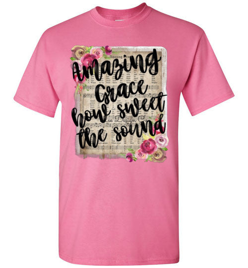 Amazing Grace Christian Tee Shirt Top T-Shirt