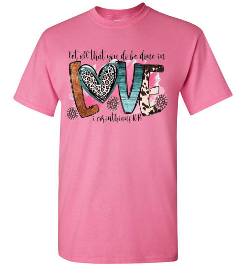 Love Christian Faith Tee Shirt Top T-Shirt