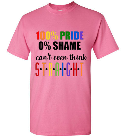 100% Pride Tee Shirt Top T-Shirt