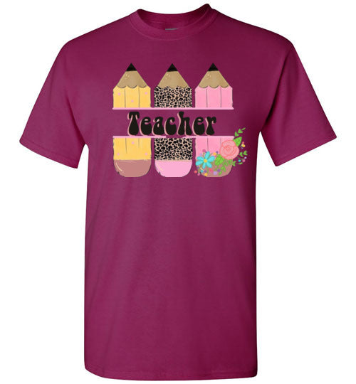 Teacher Graphic Design Tee Shirt Top