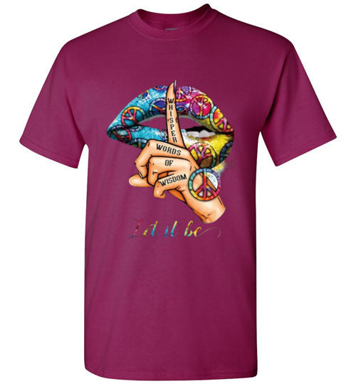 Let It Be Peace Hippie Tee Shirt Top T-Shirt