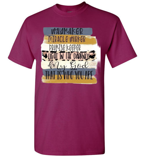 Way Maker Miracle Worker Christian Tee Shirt Top