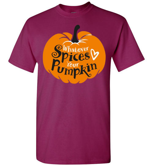 Whatever Spices Your Pimpkin Tee Shirt Graphic T-Shirt Top